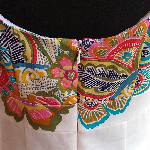 Nine West Floral Dress Size 6 - Picture 7 of 10